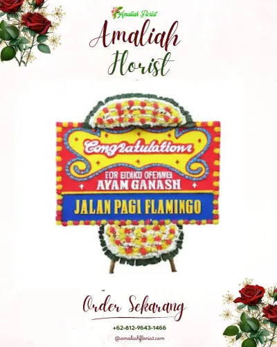 Bunga Papan Congratulation di Cigunungherang